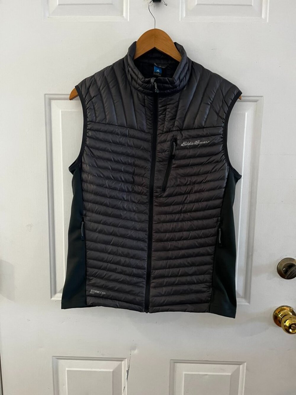 Eddie Bauer Men's Filled StormDown 800 Outdoor Vest Sz Sm